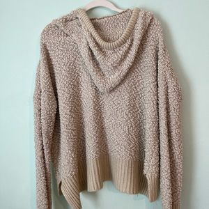 POL hooded sweater in beige size small but runs bigger, bought from boutique